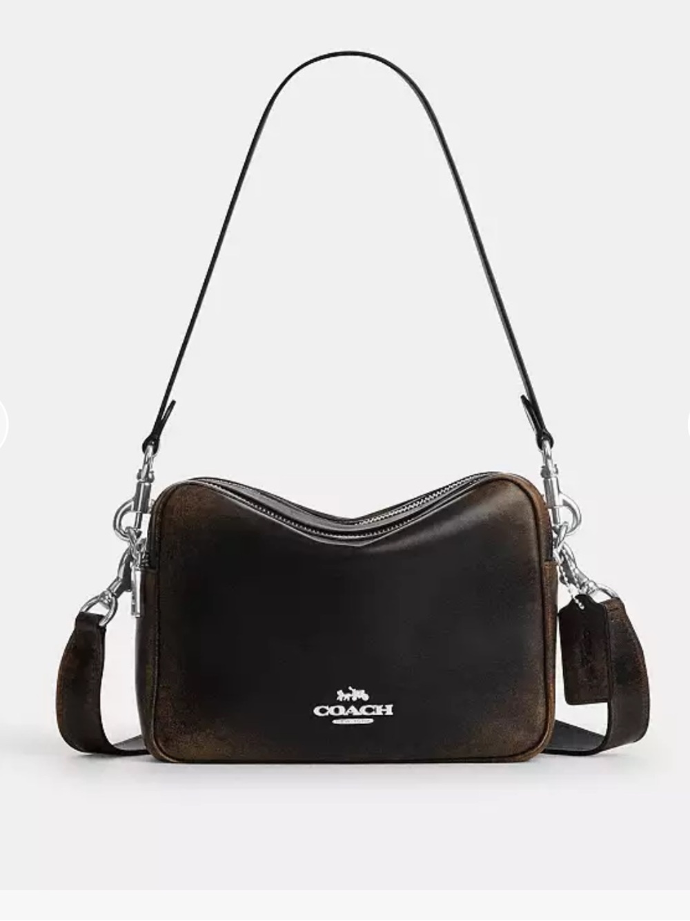 Coach Loved Leather Carey Crossbody Bag